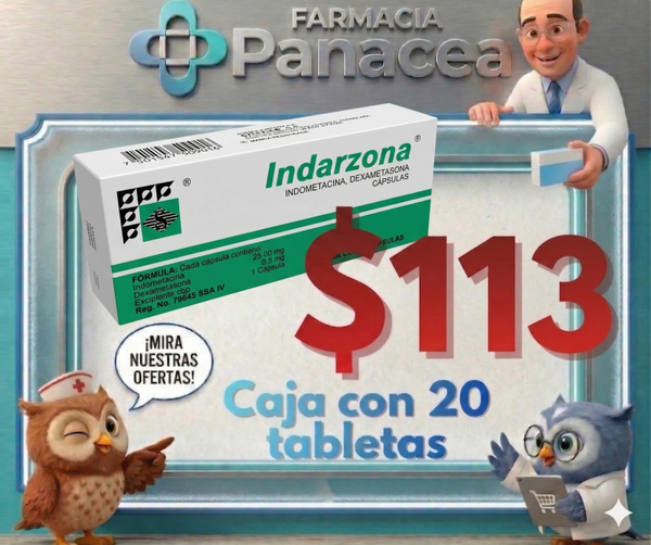 INDOMETACINA, DEXAMETASONA 25 mg/0.5 mg