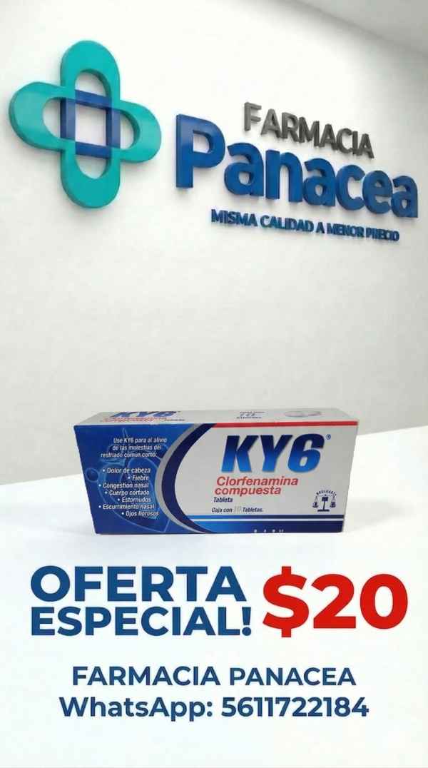 CLORFENAMINA COMPUESTA 500 mg/25 mg/5 mg/4 mg