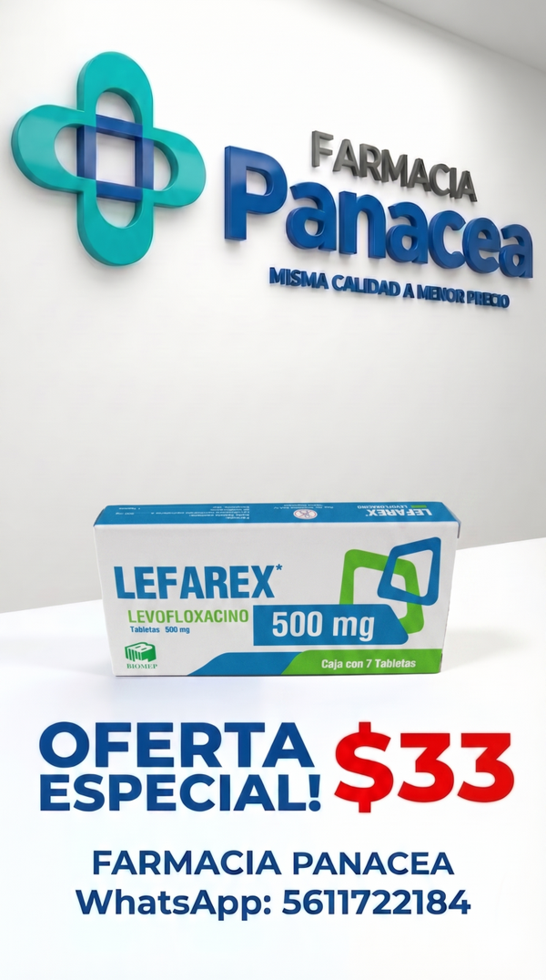 LEVOFLOXACINO 500 mg