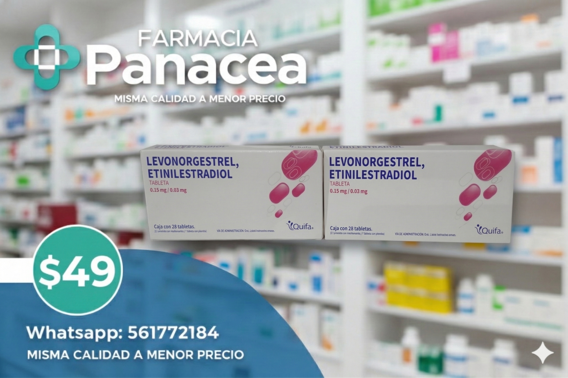 LEVONORGESTREL, ETILINIESTRADIOL 0.15 mg/0.3 mg