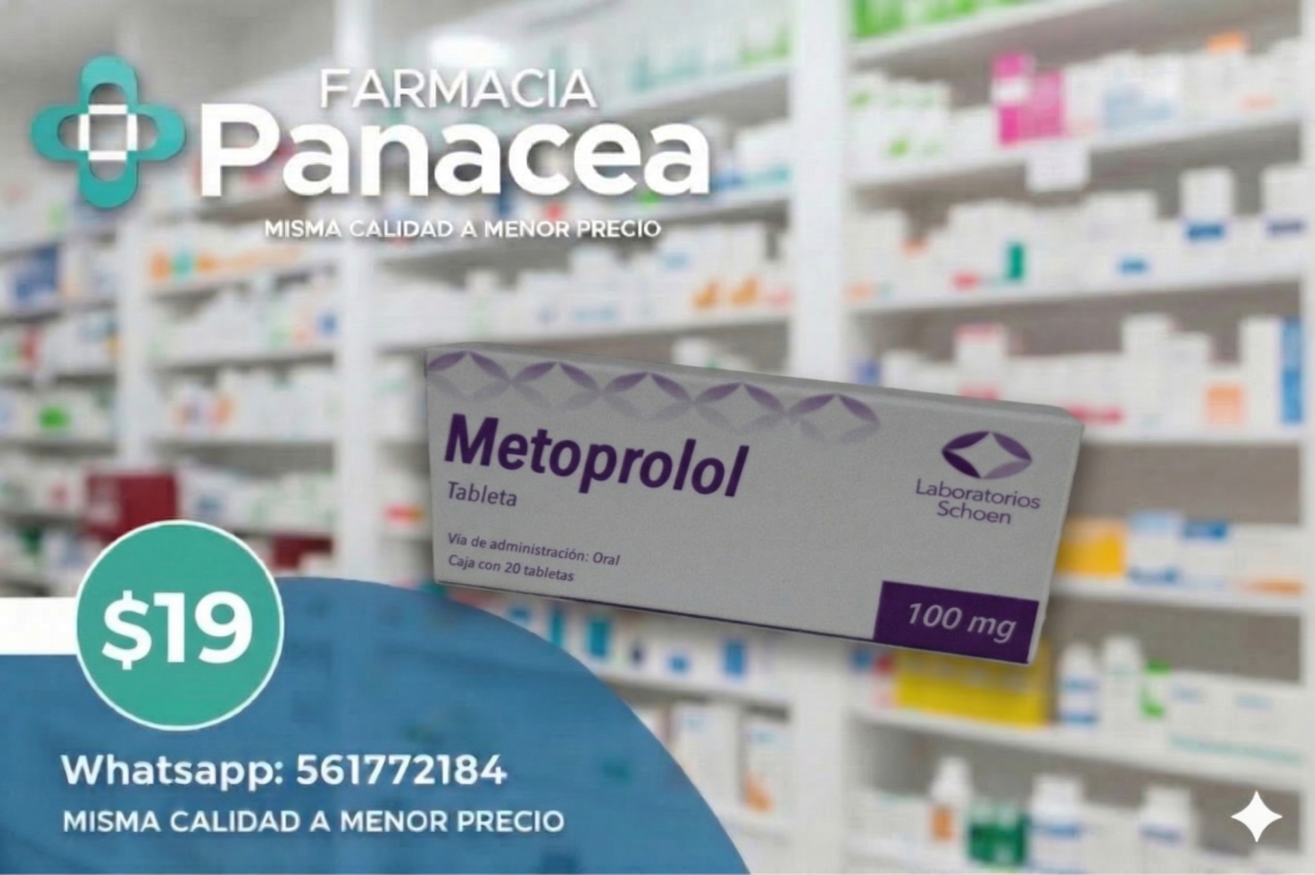 METOPROLOL 100 mg