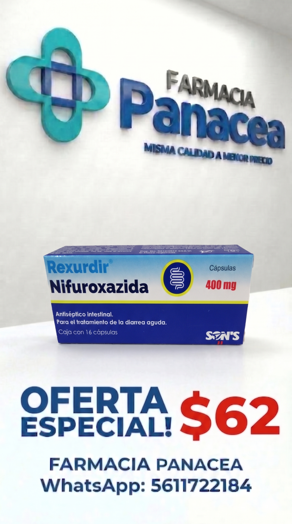 NIFUROXAZIDA 400 mg