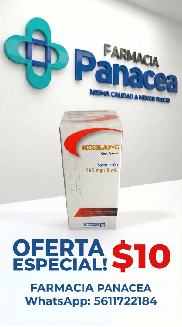 CEFALEXINA 125 mg/5 ml