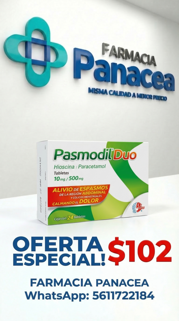 HIOSCINA, PARACETAMOL 10 mg/500 mg
