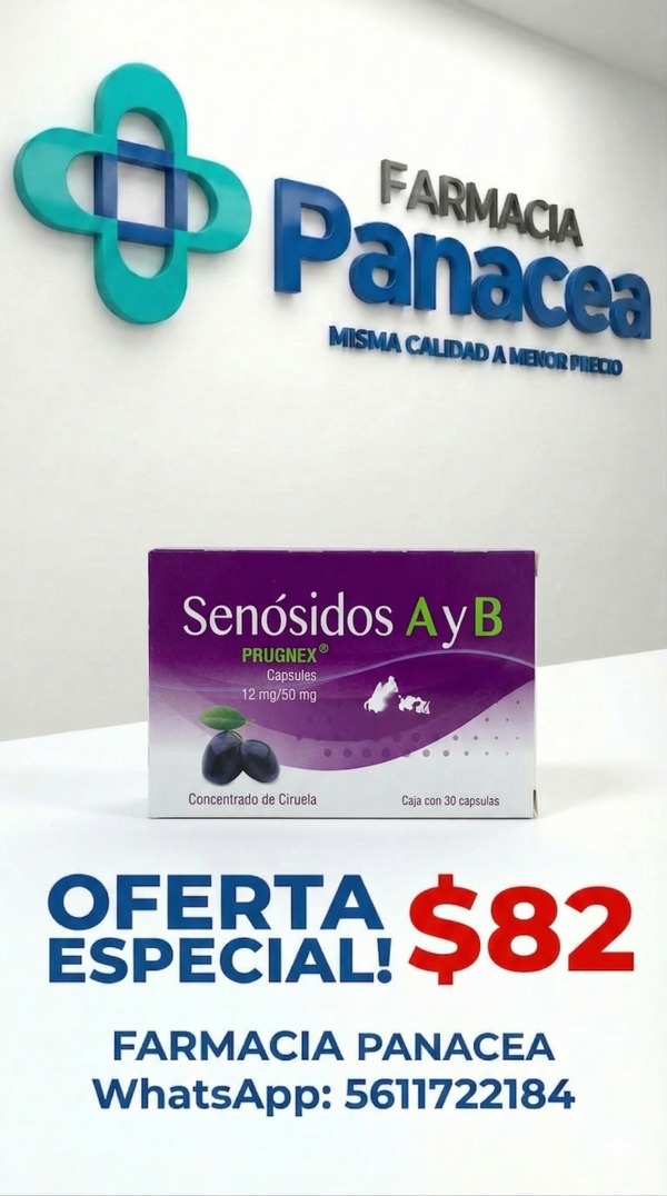 SENÓSIDOS A Y B 12 mg/50 mg