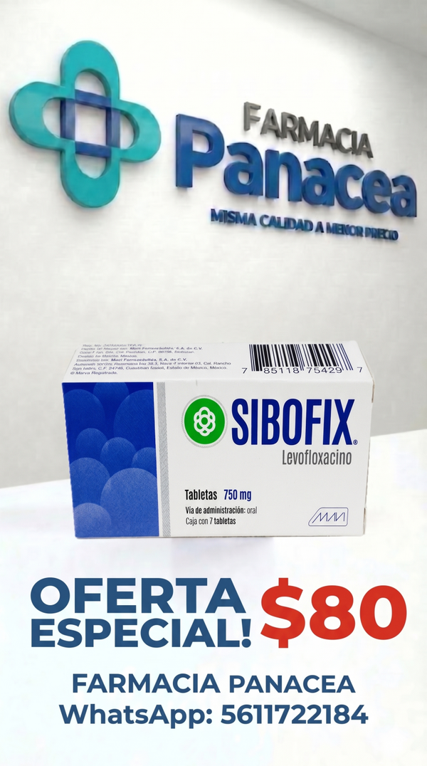 LEVOFLOXACINO 750 mg