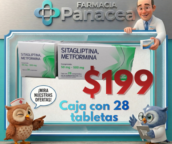 SITAGLIPTINA, METFORMINA 50 mg/500 mg