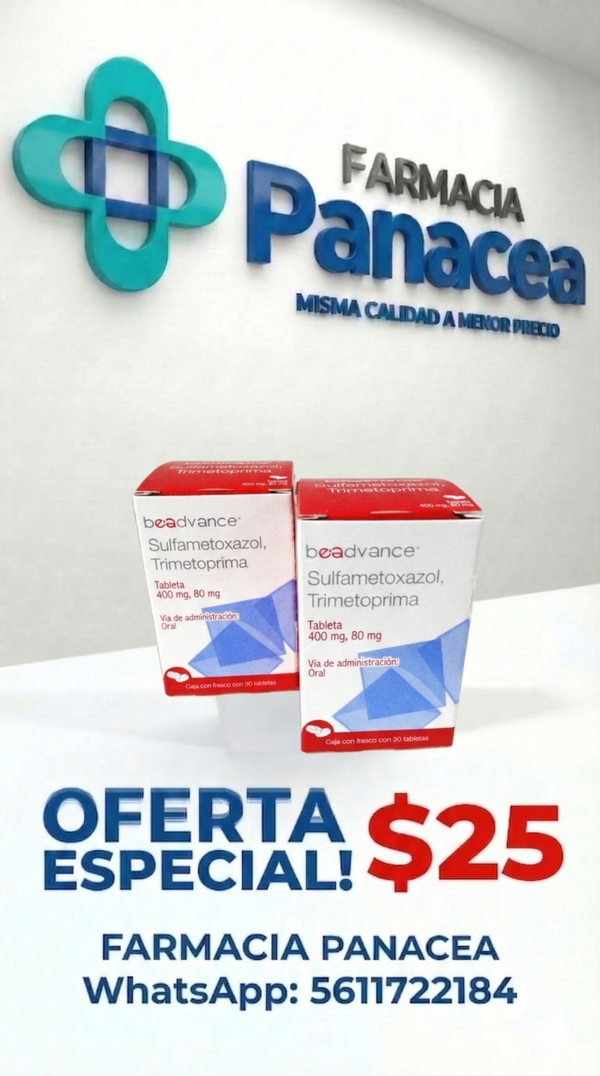 SULFAMETOXAZOL, TRIMETOPRIMA 400 mg, 80 mg