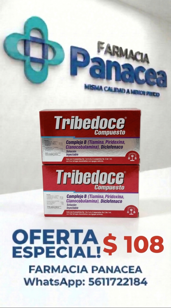 TRIBEDOCE COMPUESTO 3 AMPOLLETAS