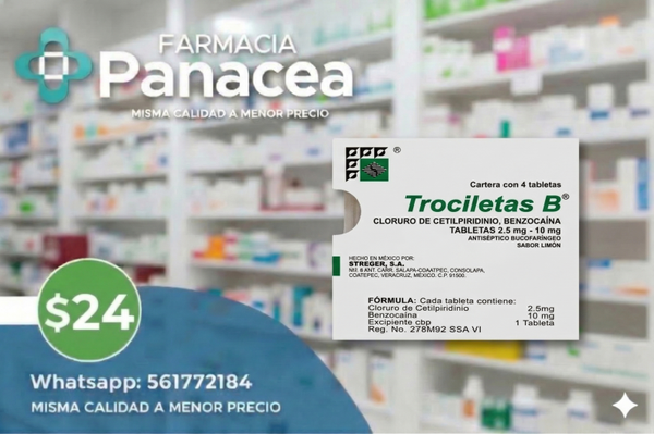 TROCILETAS B 2.5 mg/10 mg