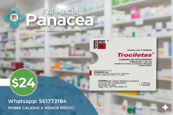 TROCILETAS 1.45 mg