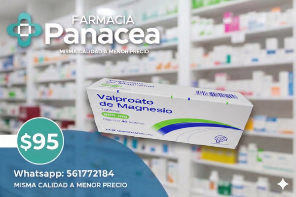 VALPROATO DE MAGNESIO 200 mg