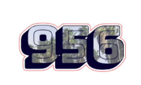 956 PALMTREE VYNIL STICKER