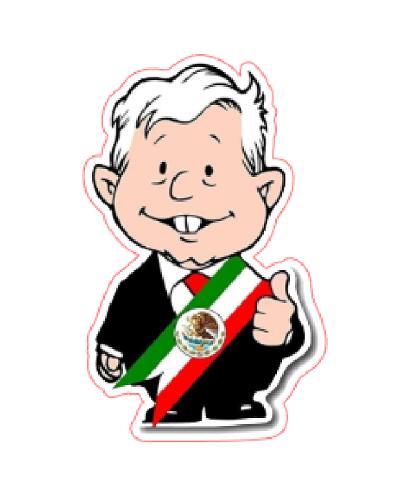 AMLO VYNIL STICKER