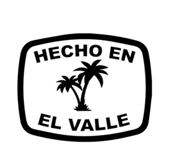 HECHO EN EL VALLE VYNIL STICKER