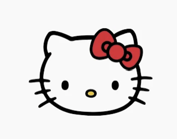 HELLO KITTY VYNIL STICKER
