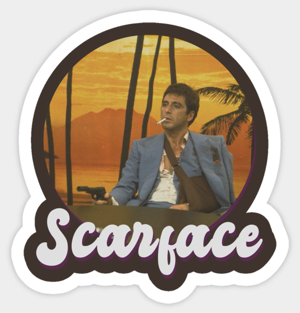 SCARFACE2 VYNIL STICKER