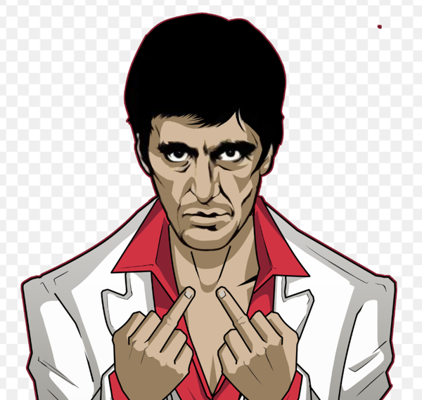 SCARFACE5  VYNIL STICKER