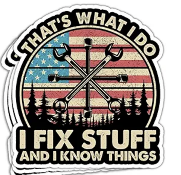 THATS WHAT I DO VYNIL STICKER