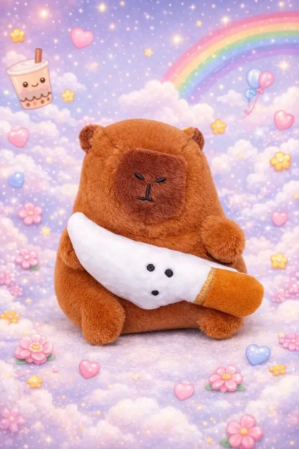 Porte clé Capybara couteau de cuisine