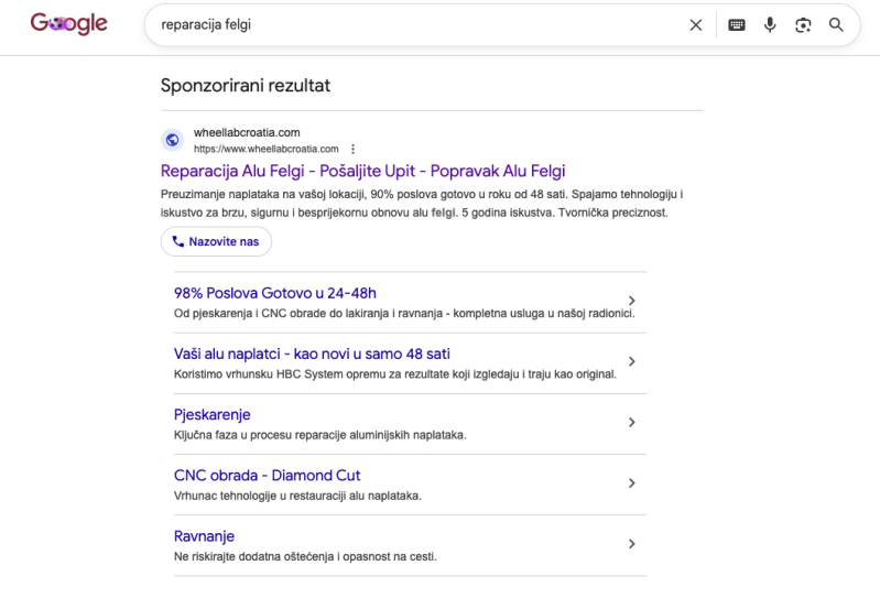 Google ads search oglasi