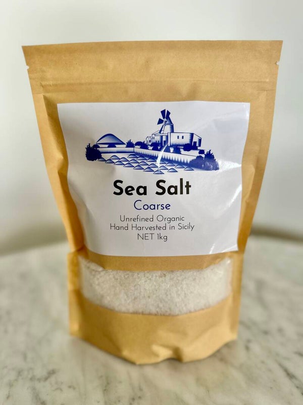 Organic Coarse Sea Salt – Sale Marino di Trapani, 1kg