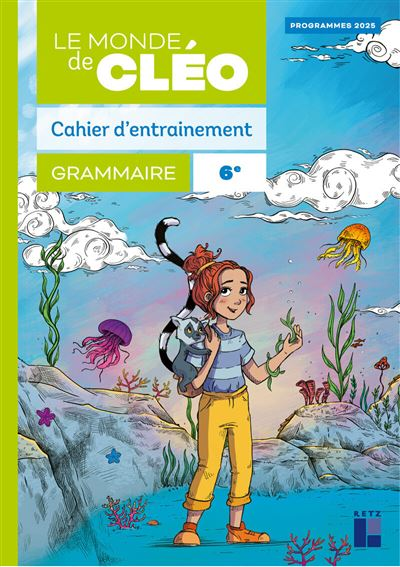 Le monde de Cléo 6e Grammaire - Cahier + aide mémoire  (9782725649085)
