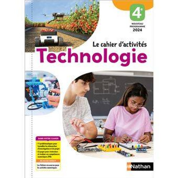 Technologie - Cahier d'activités 4ème - Éd. 2025