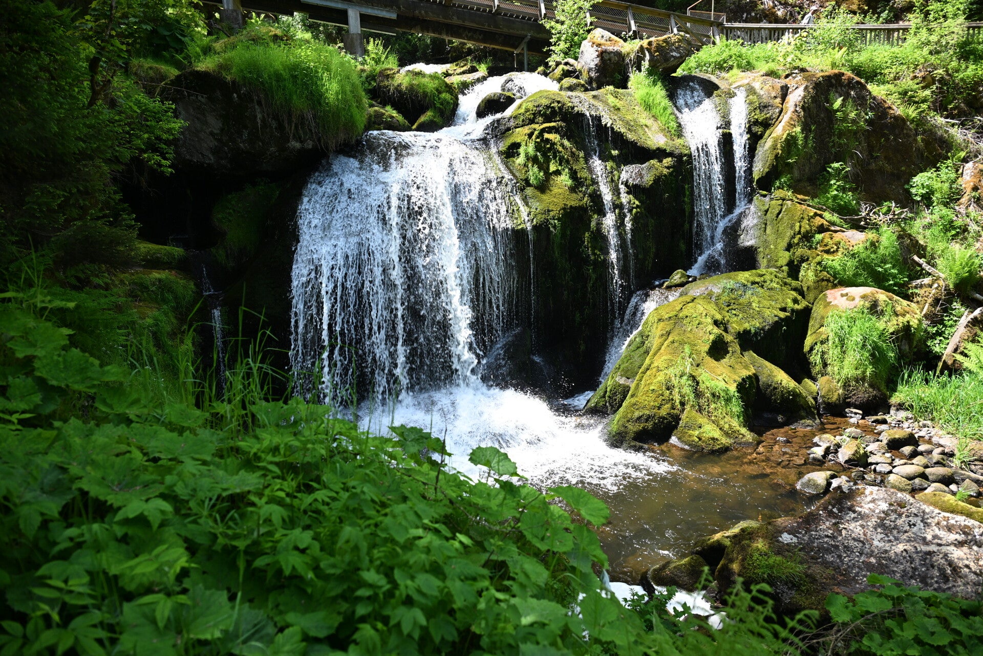 Idyllischer Wasserfall