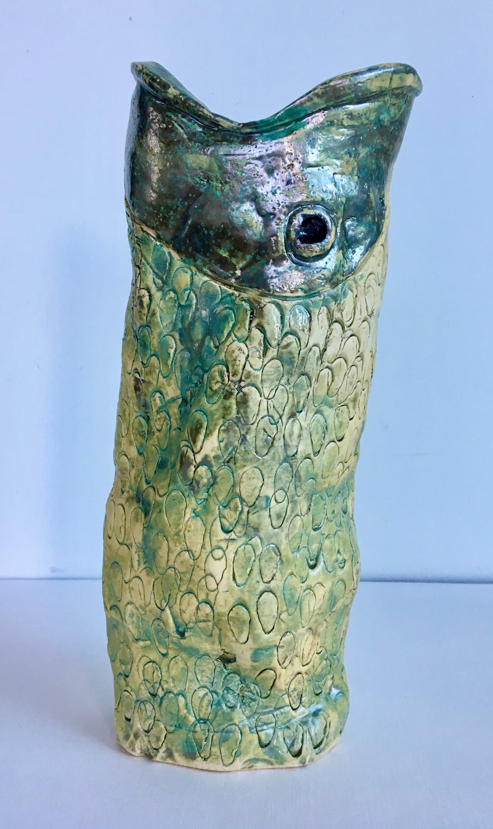 Céramique "Agape" 26 x 11 x 8 cm, pièce unique