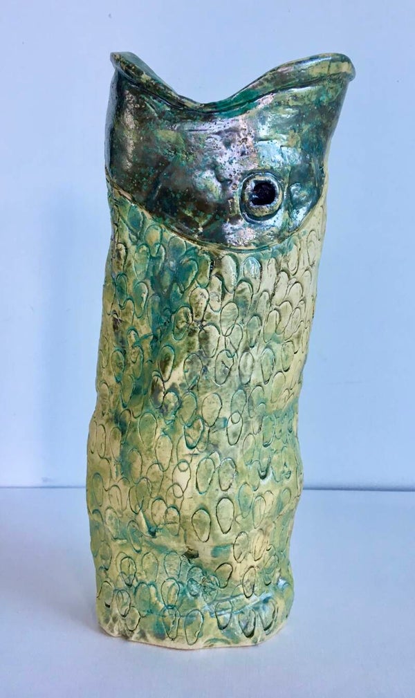 Céramique "Agape" 26 x 11 x 8 cm, pièce unique