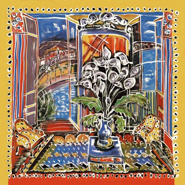 Foulard la croisette (90 x 90 cm)