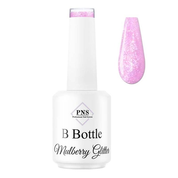 74 PNS B Bottle Mulberry Glitter