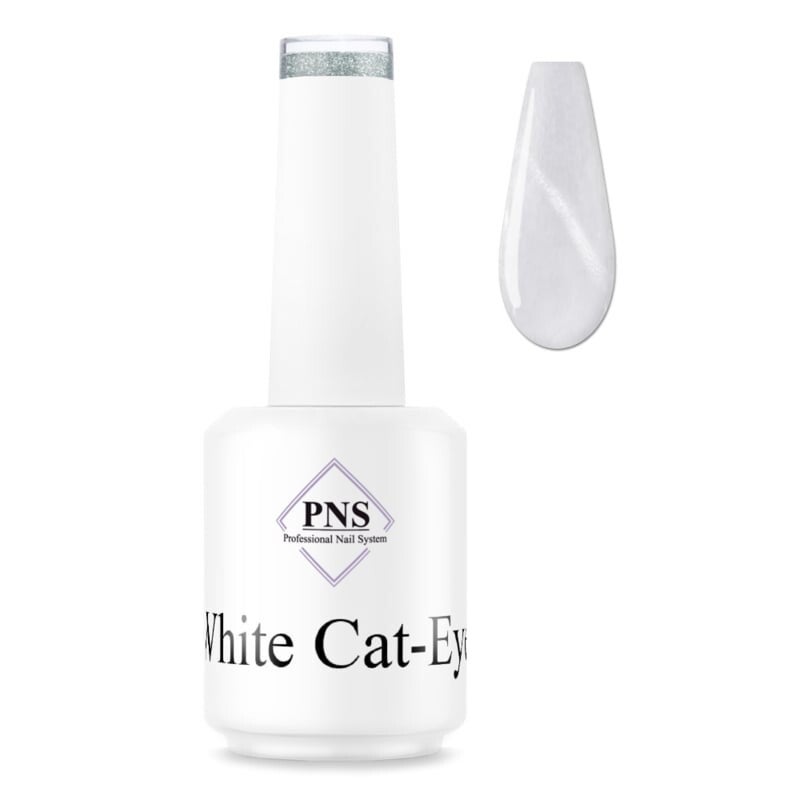 PNSgelpolish White CatEye