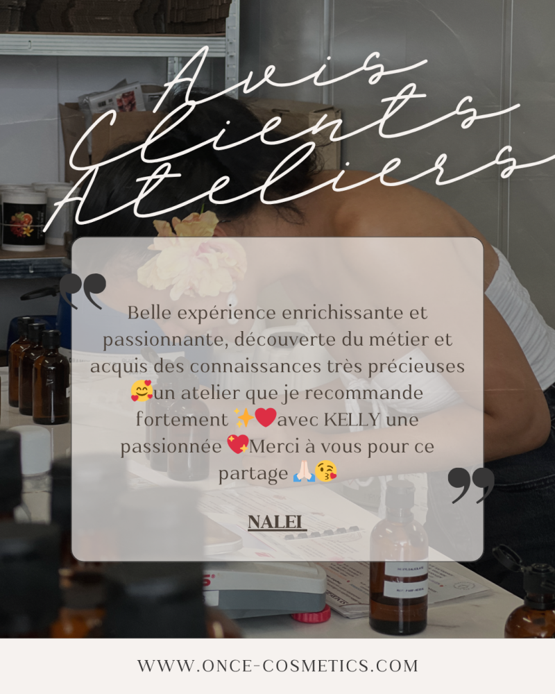 Avis clients création de parfum