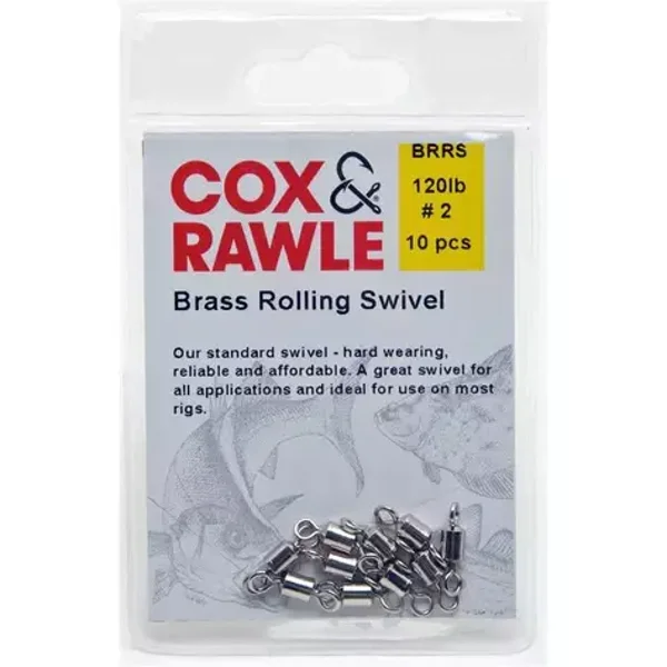 COX & ROWLE BRASS ROLLING SWIVEL - NICKEL