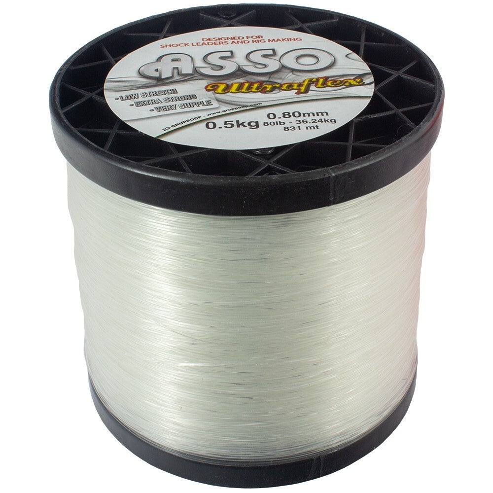 ASSO Ultra Flex Leader - Half Kilo Bulk Spool | Each