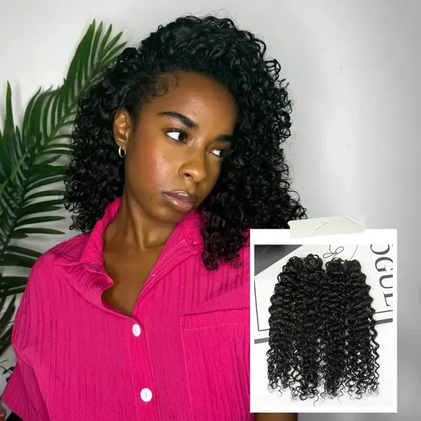 100% Human Crochet Curly Hair 2 Bundle Deal
