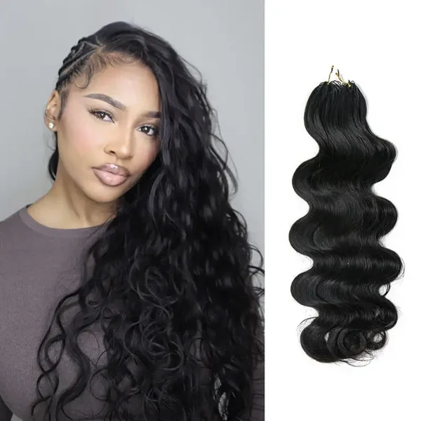 100% Human Crochet Loose Wave