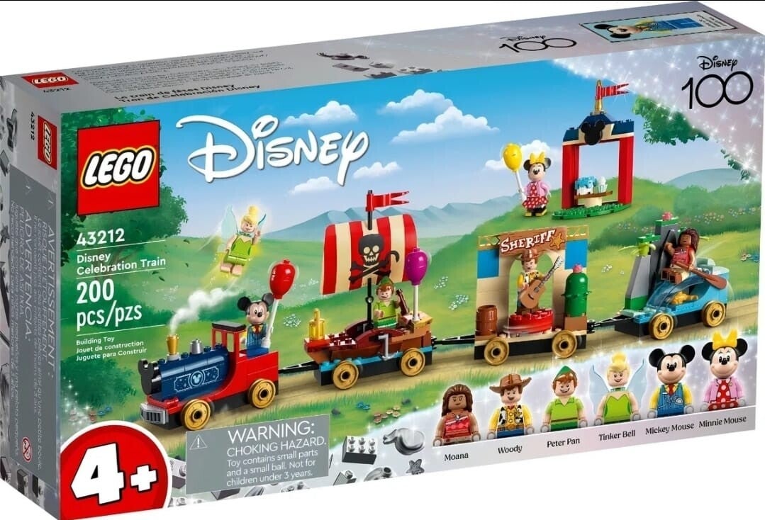Kit De Construcción Lego Disney Tren De Homenaje 43212 3+