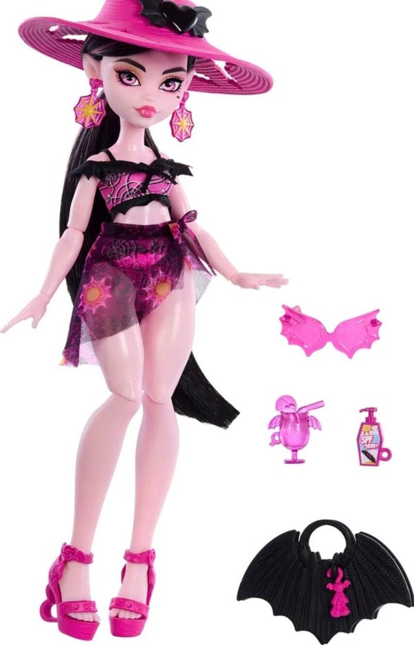 MONSTER HIGH MUÑECA DRACALAURA ISLA DEL TERROR