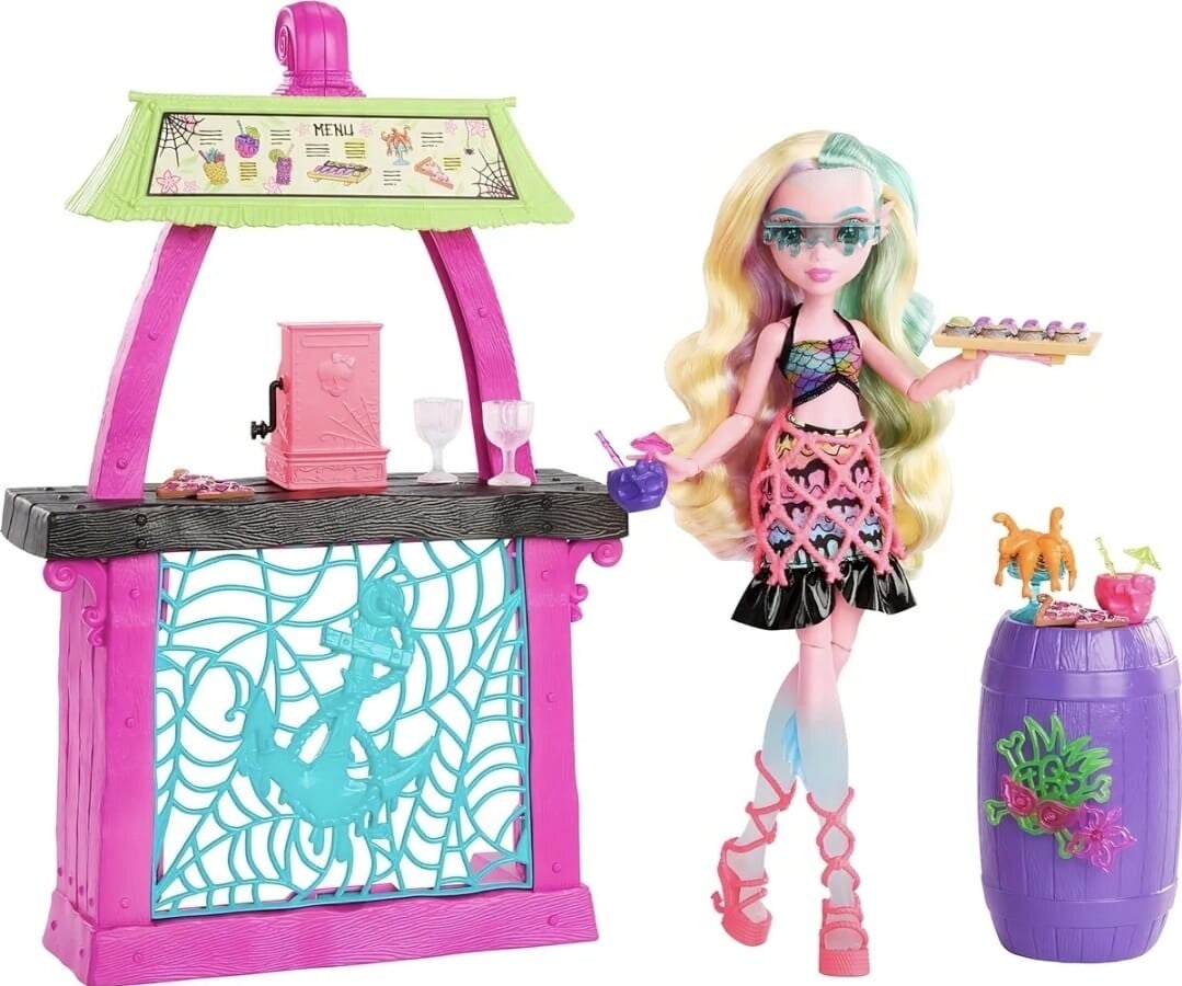 MONSTER HIGH LAGOONA BLUE SCARE-ADISE ISLAND SNACK SHACK