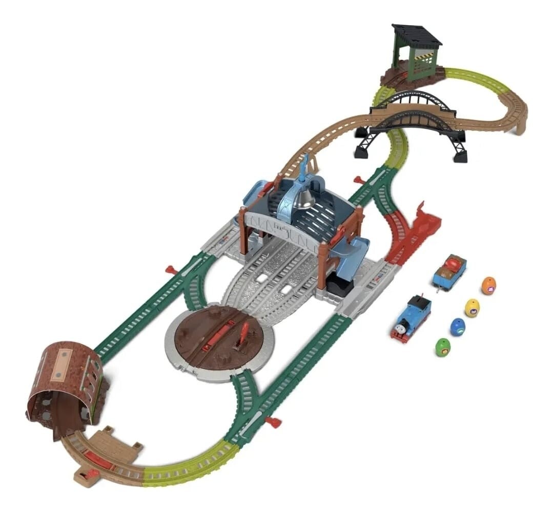 PISTA LANZADOR LOS BARRILES MOTORIZADA THOMAS & FIRENDS FISHER PRICE