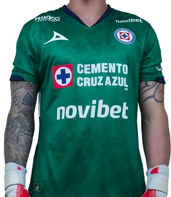 JERSEY PORTERO CRUZ AZUL PIRMA VERDE