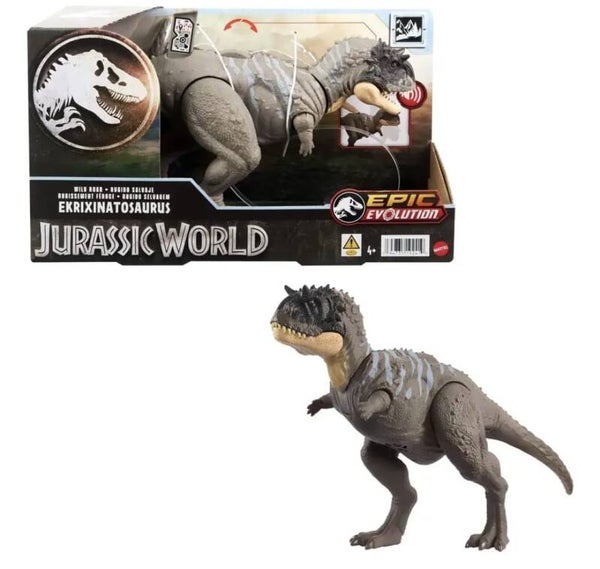 JURASSIC WORLD EKRIXINATOSAURUS RUGIDOS INSTINTOS MATTEL