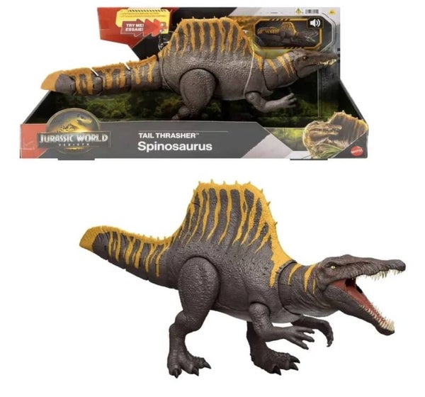 JURASSIC WORLD REBIRTH SPINOSAURUS MATTEL