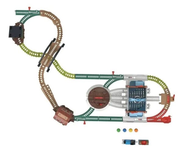 PISTA LANZADOR DE BARRILES MOTORIZADA THOMAS & FRIENDS
