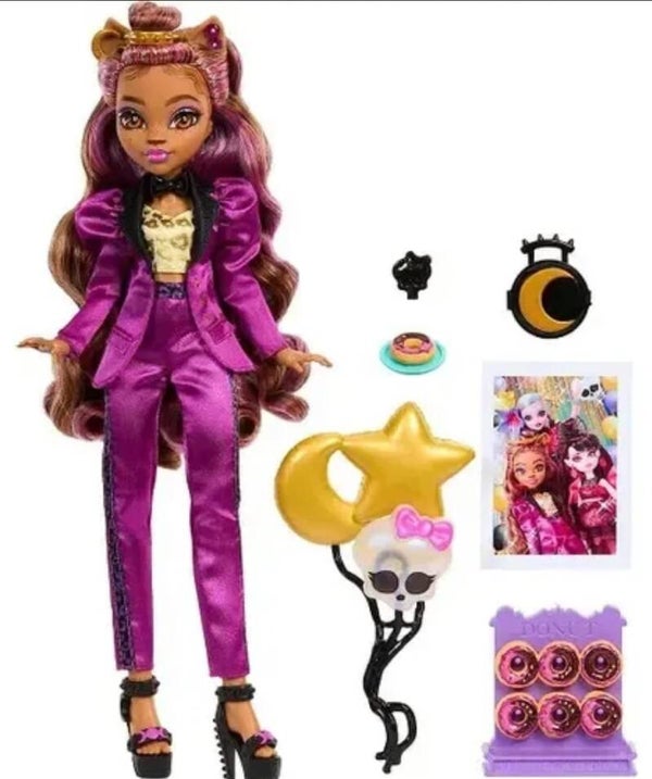 MONSTER HIGH MUÑECA CLAWDEEN BAILE