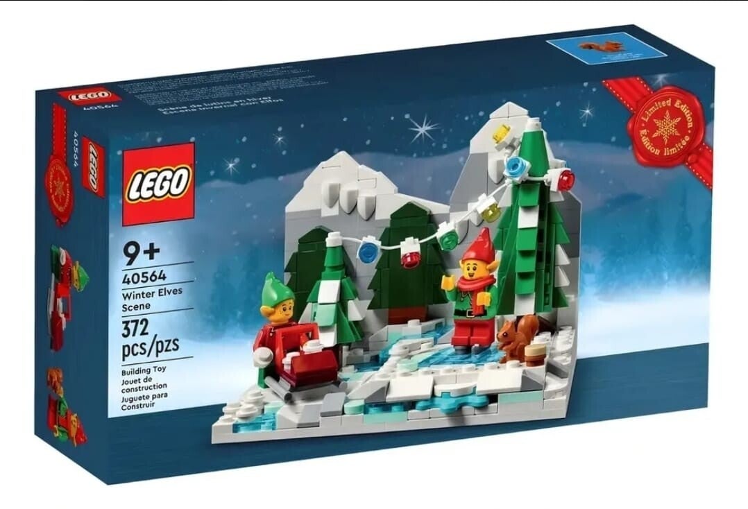 LEGO EDICION ESPECIAL ESCENA INVERNAL 40564 372 PIEZAS