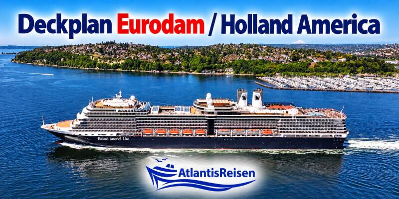 Deckplan Eurodam Holland America Line | www.atlantisreisen.com